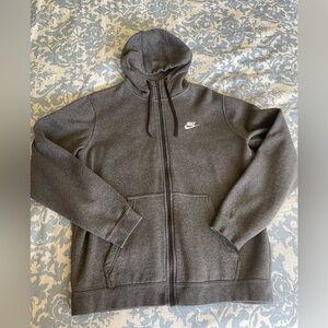 Nike Charcoal Full-Zip Hoodie